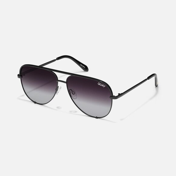 QUAY Australia High Key Wire Frame Aviator Sunglasses Shades Sunnies Glasses